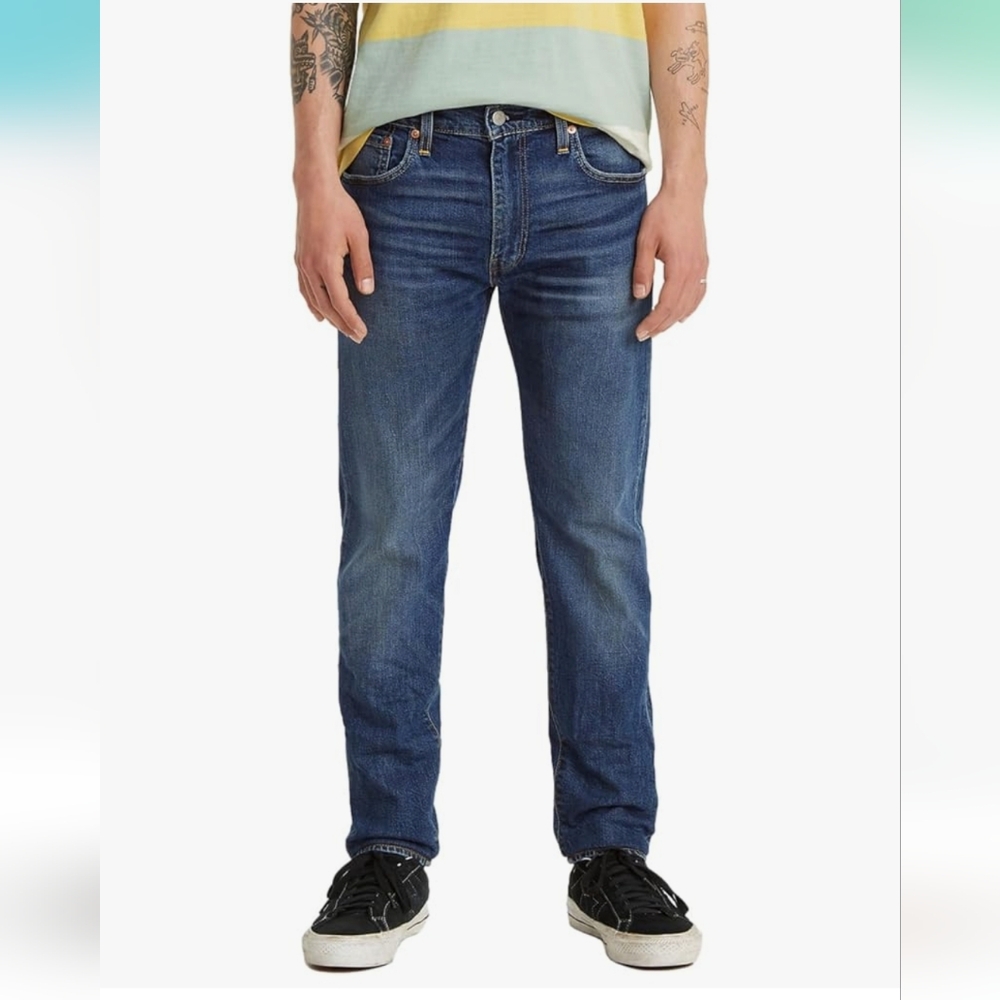 LEVI'S 512 Slim Taper Jeans, Dark Blue, Slight Stretch, 31 x 30